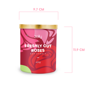 Freshly Cut Roses Candle 400g