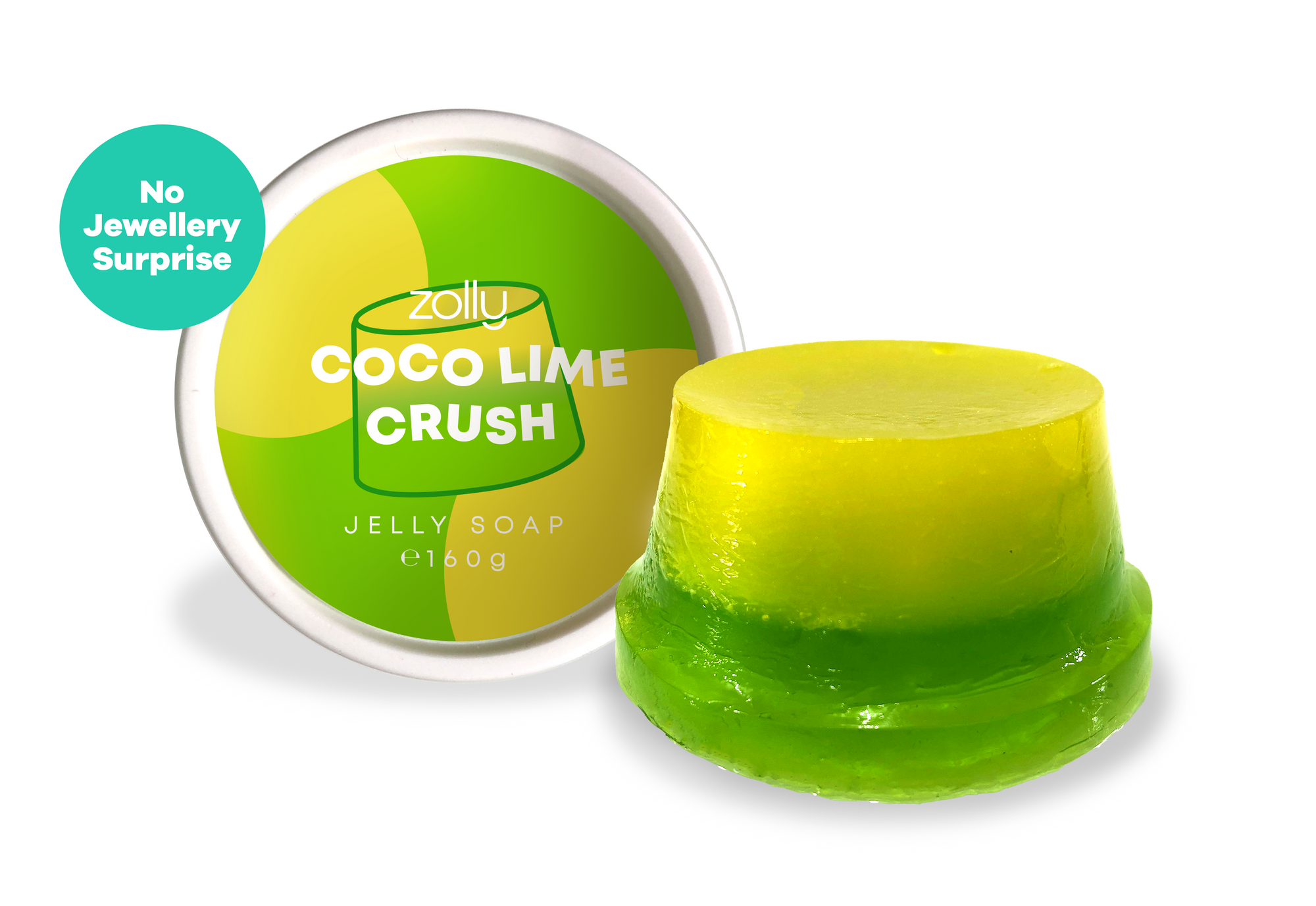 Coco Lime Crush Jelly Soap - 160g