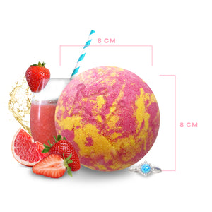 Strawberry Slushie (Bath Bomb)