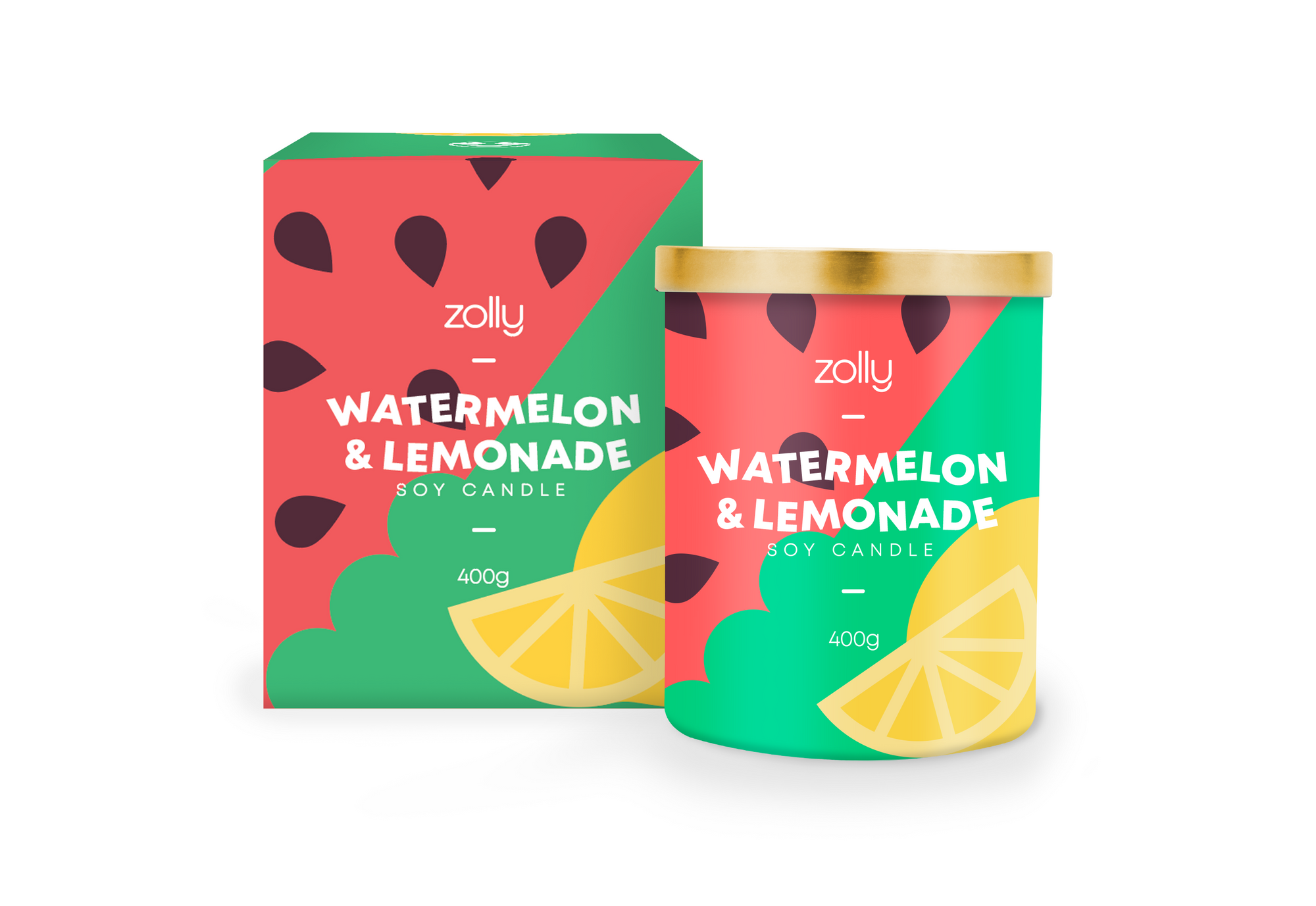Watermelon & Lemonade Candle 400g