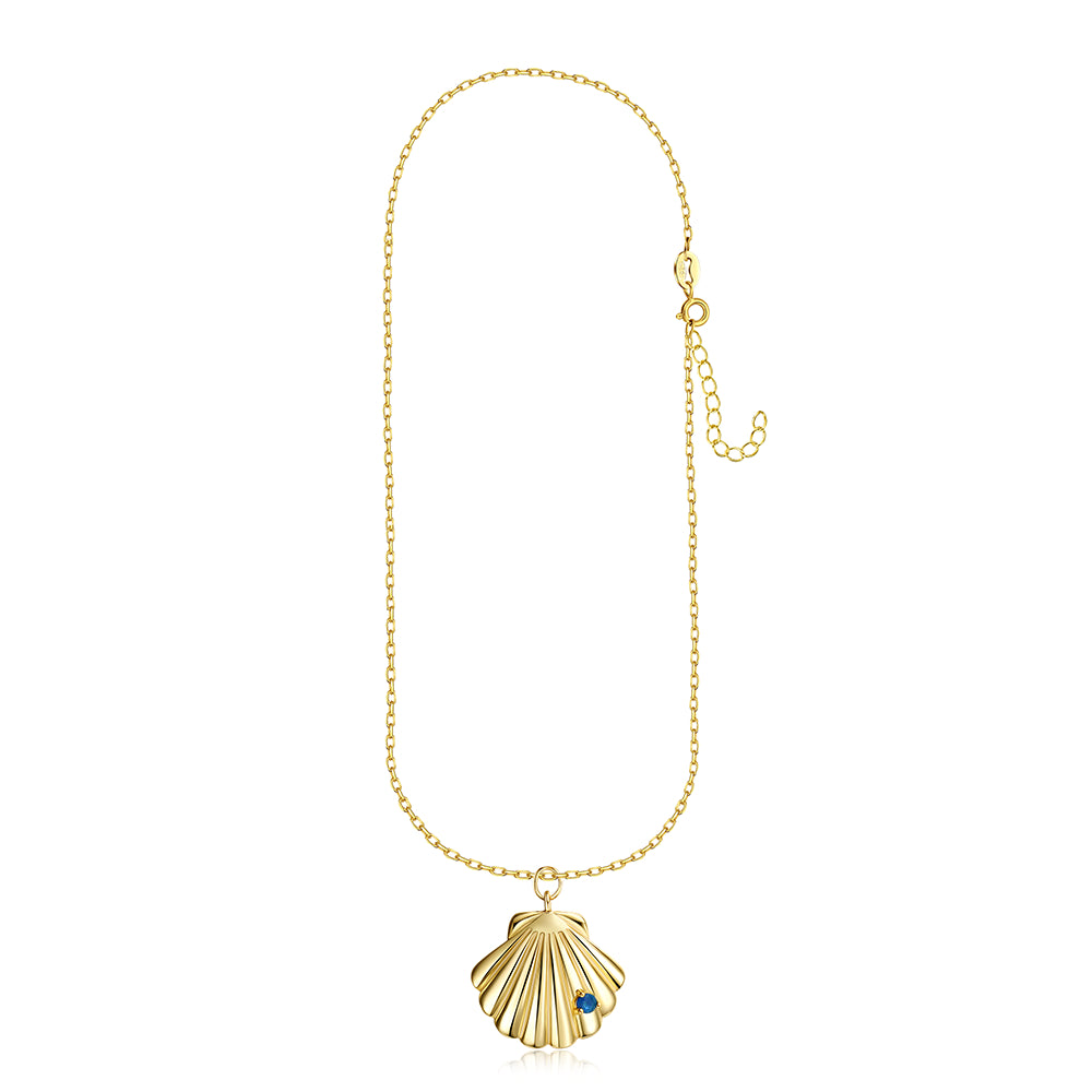 Gold Vermeil Necklace - SEASHELL